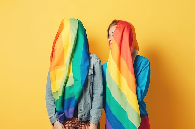 Pareja LGBT generativa ai