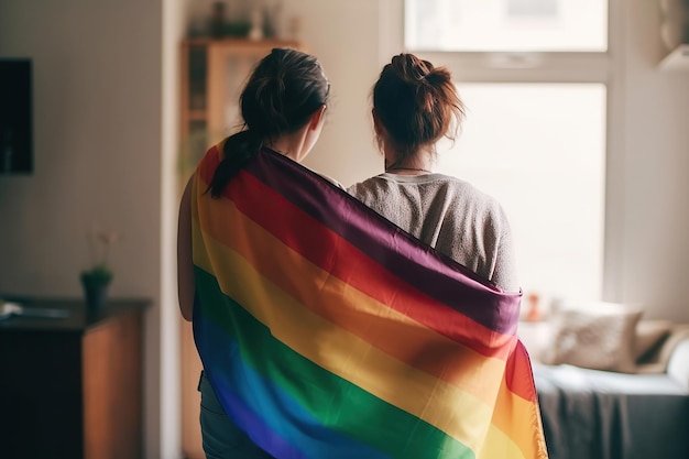 Pareja LGBT generativa ai