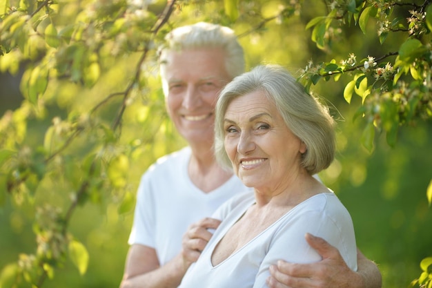 Pareja madura amorosa