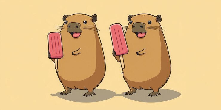 Foto pareja de marmotas