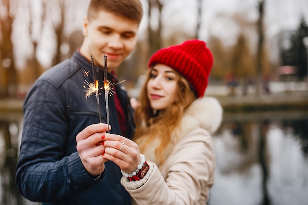 Pareja de moda