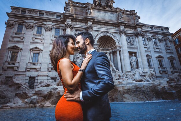 Pareja en roma