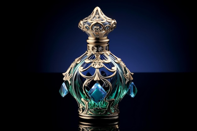 Parfüm-Luxusflaschen-Produktdesign, generative KI