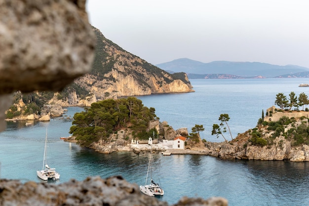 Parga Grécia vista do castelo