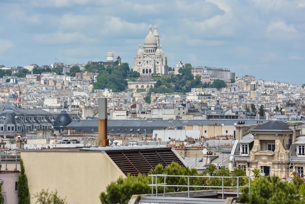 Foto parís desde la azotea del centro pompidou