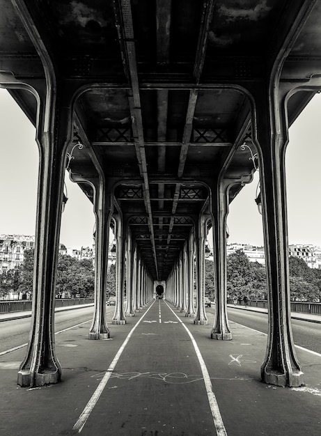 Paris França 26 de setembro de 2017 Pont de BirHakeim Paris