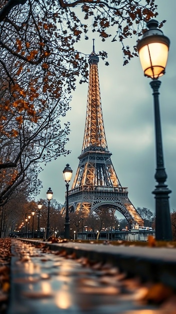 Foto paris, frança monumento à torre eiffel