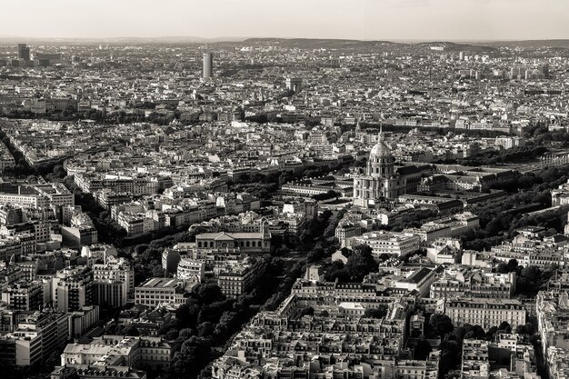 París Francia 26 de septiembre de 2017 La fotografía en blanco y negro de Les Invalides