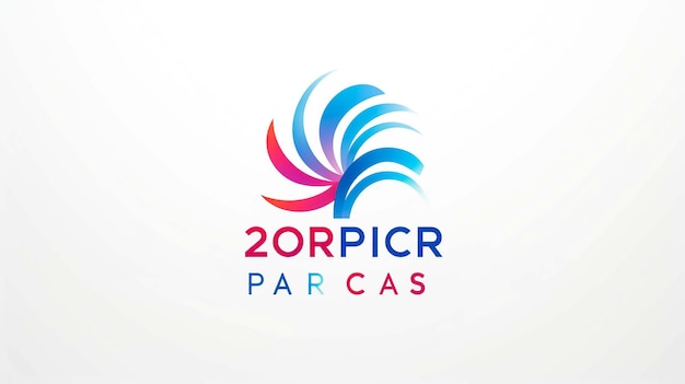 Foto parís, francia, 7 de julio de 2023 icono de los juegos olímpicos de verano parís 2024 en manos del atleta olímpico moderno