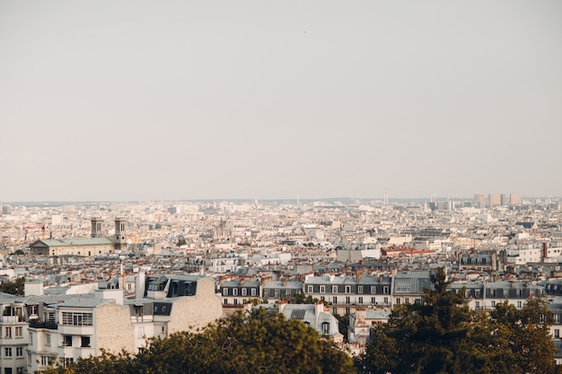 Paris gemeinsame Ansicht vom Monmartre Hügel