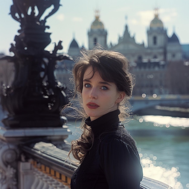 Foto parís el puente alexandre iii