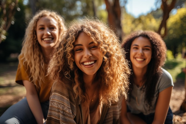 Park deleita a diversos grupos de amigos compartiendo risas con IA generativa