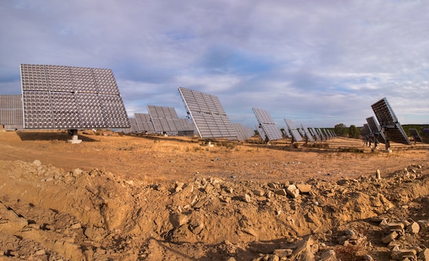 Park für Photovoltaik-Solarzellen