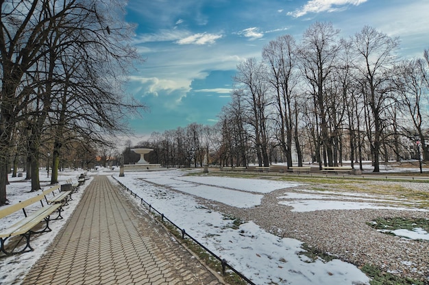 Park in Warschau in Polen