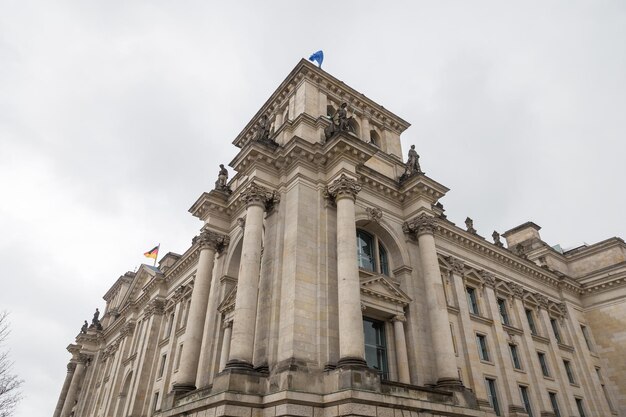 Parlamento alemão Reichstag edifício em Berlim Alemanha