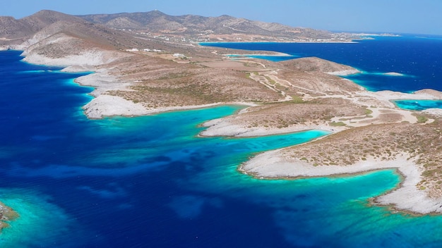 Foto paros es una de las islas cícladas en grecia