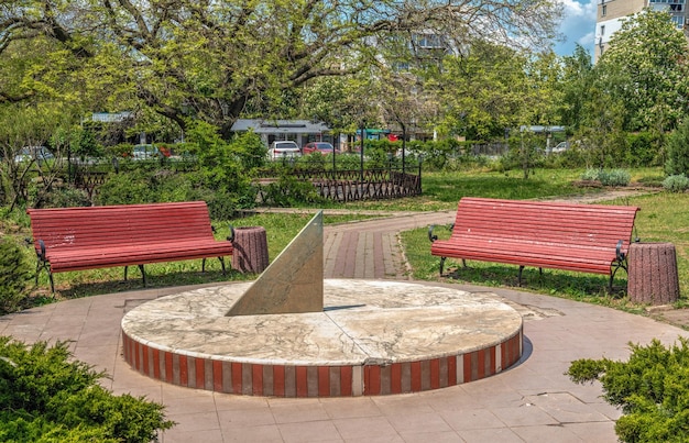 Parque à beira-mar ou Primorsky em Chernomorsk Ucrânia