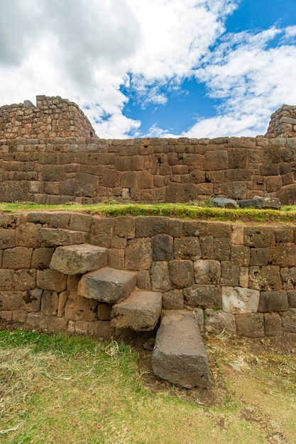 Parque Arqueológico de Tipon Quispicanchi perto de Cusco Peru