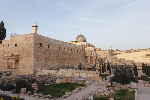 Parque arqueológico en el muro sur de Jerusalén