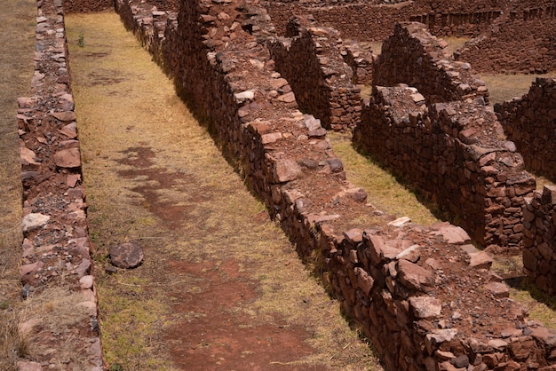 Parque arqueológico pikillaqta lucre provincia de quispicanchi departamento de cusco perú