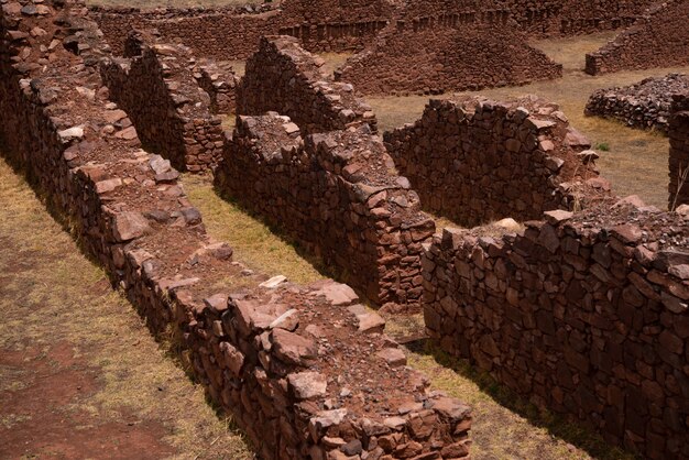 Parque arqueológico pikillaqta lucre provincia de quispicanchi departamento de cusco perú