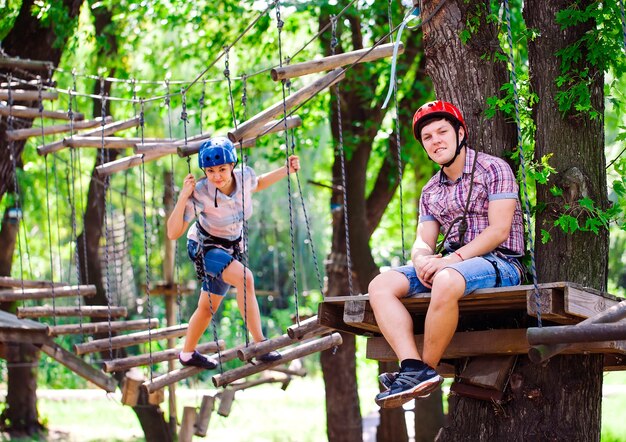 Parque de aventuras y escalada