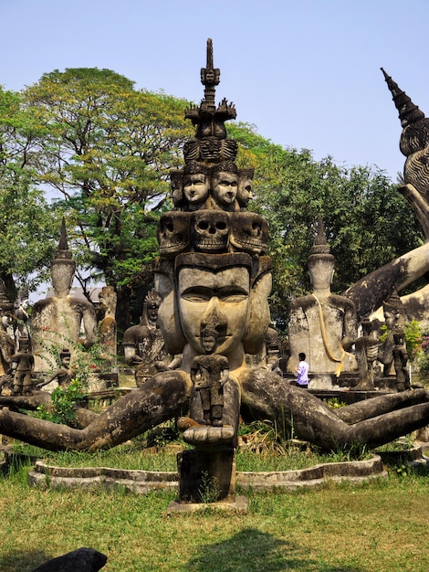 Parque de Buda en Vientiane Laos