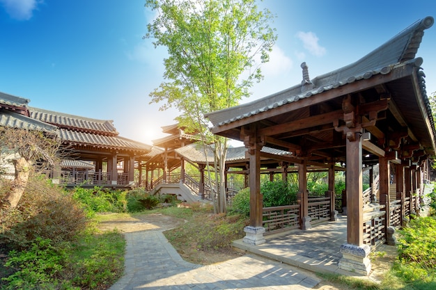 Parque da cidade antiga de Qin e Han, Guizhou, China.