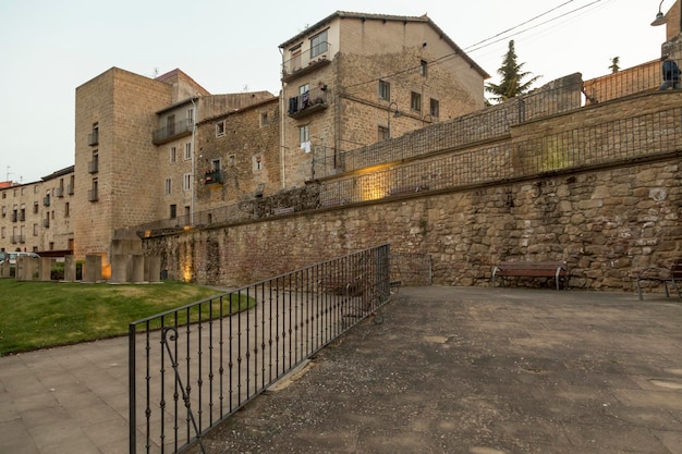 Parque da parede em Laguardia Alava Espanha