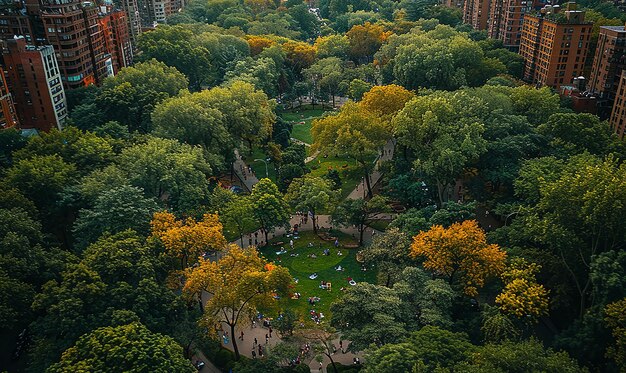 Foto parque do oásis urbano