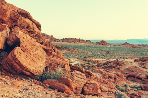 Parque estadual valley of fire, nevada, eua