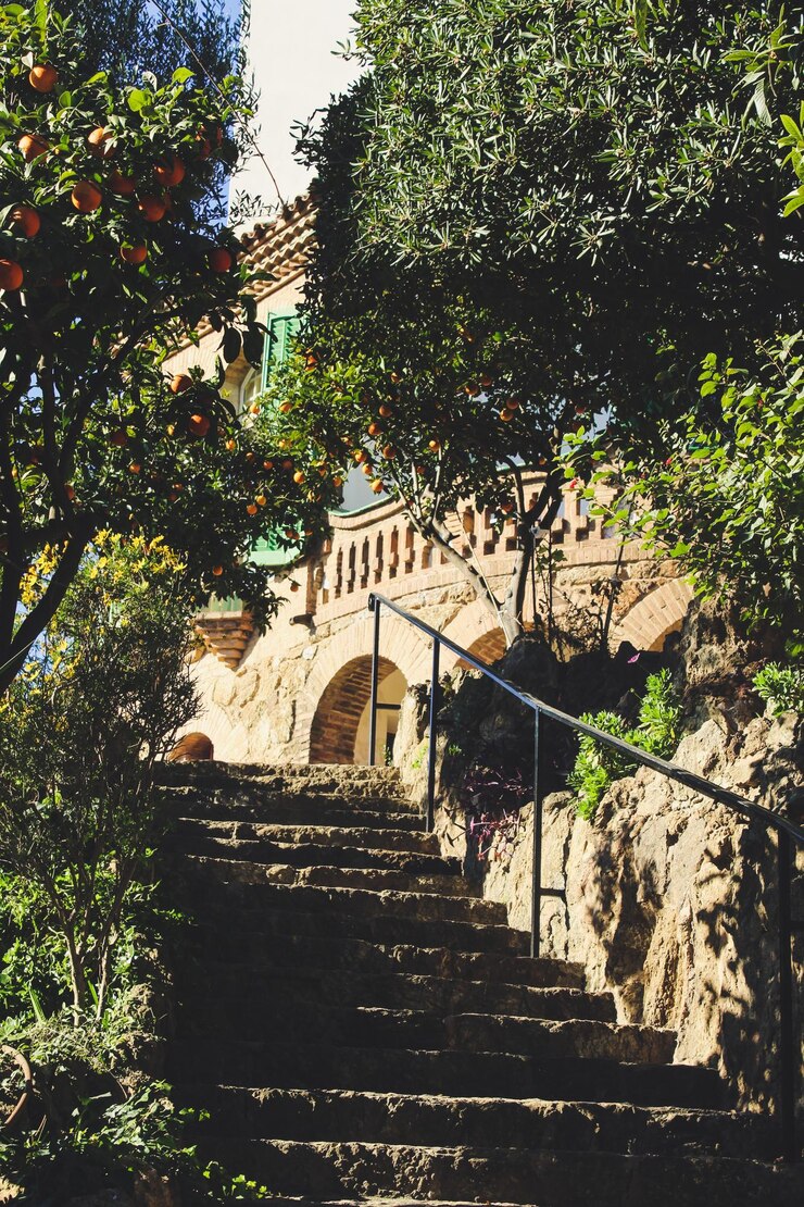 Parque Güell en Barcelona España