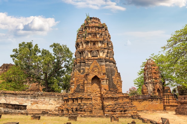 Parque Histórico de Ayutthaya em Ayutthaya, Tailândia