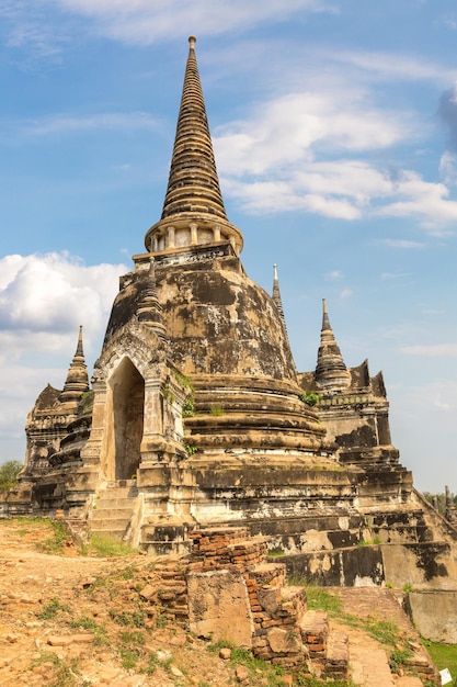 Parque histórico de ayutthaya em ayutthaya, tailândia