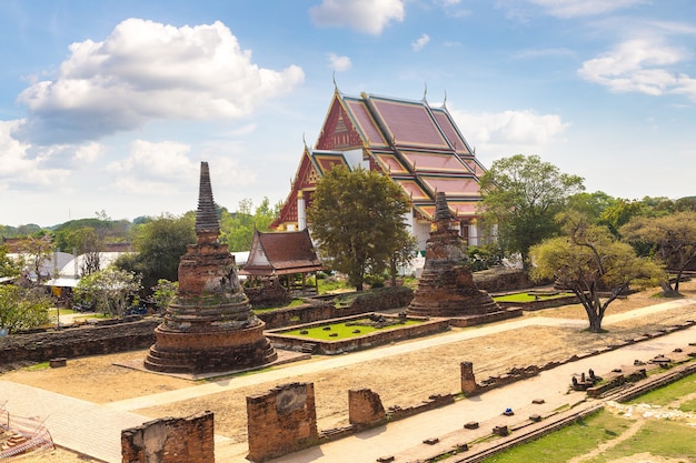 Parque histórico de ayutthaya em ayutthaya