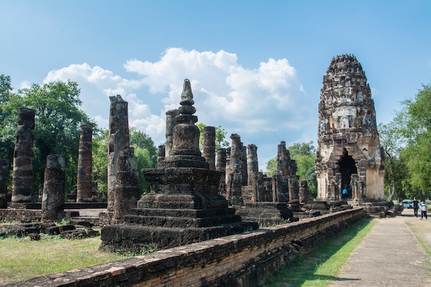 Parque Histórico de Sukhothai, Wat Phra Phai Luang, Sukhothai Tailândia