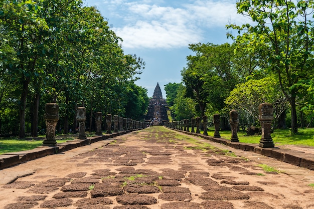 Parque histórico de Prasat Khao Phanom Rung en Buriram, Tailandia