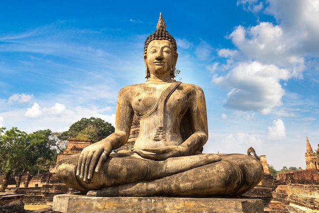 Parque histórico sukhothai, tailândia