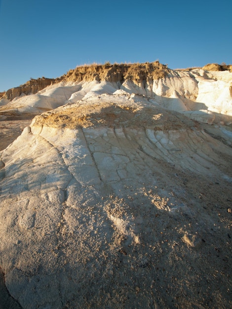 Parque interpretativo de paint mines próximo à cidade de calhan, colorado.