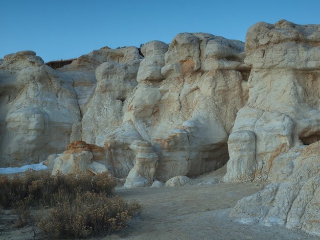 Parque Interpretativo de Paint Mines próximo à cidade de Calhan, Colorado.