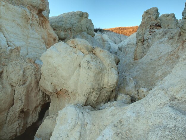 Parque Interpretativo Paint Mines cerca de la ciudad de Calhan, Colorado.