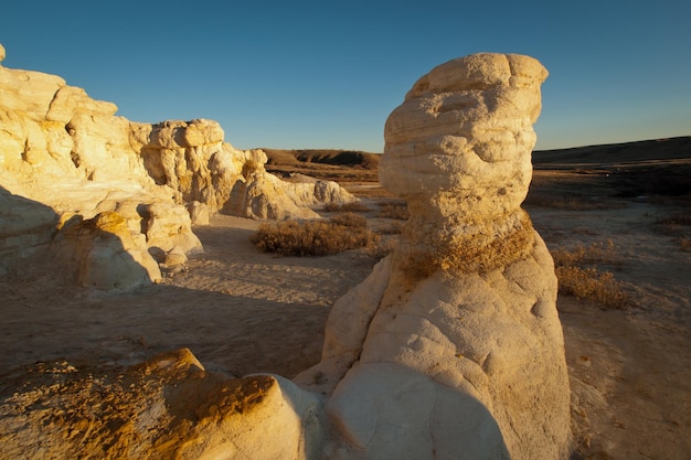 Parque Interpretativo Paint Mines cerca de la ciudad de Calhan, Colorado.