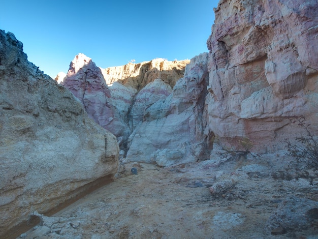 Parque Interpretativo Paint Mines cerca de la ciudad de Calhan, Colorado.