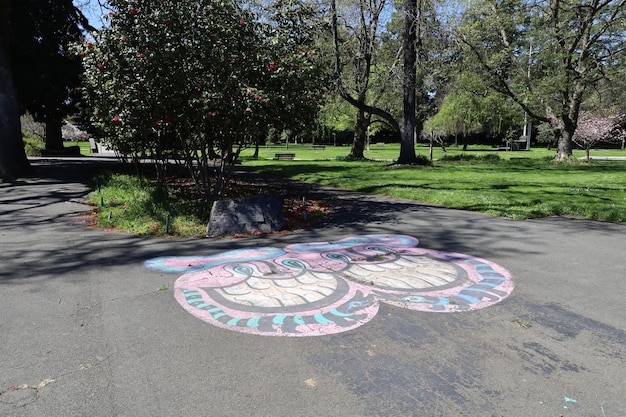 Parque Luther Burbank y edificio de Santa Rosa California Estados Unidos