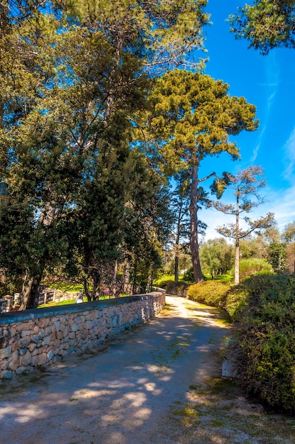 El parque de Monserrato Sassari en un día soleado