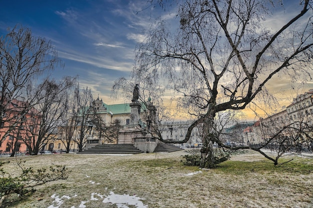 Parque na cidade de varsóvia