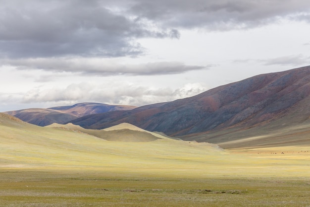 Parque Nacional Altai Tavan Bogd em Bayar-Ulgii, Mongólia.