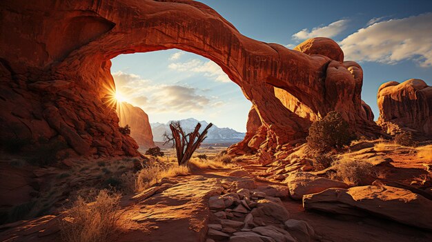 Foto el parque nacional de los arcos.