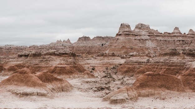 Parque Nacional Badlands en Dakota del Sur, EE. UU.