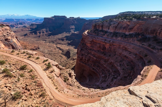 Foto parque nacional canyonlands, utah, estados unidos.